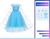 Elsa Frozen inspiriertes Kleid für Mädchen