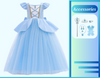 Mädchen Cinderella inspiriert Prinzessin Kleid