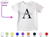 a white t - shirt with the letter a on it