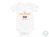 Personalize Baby Name and Date Bodysuit with "Mini Mastermind"