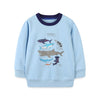 Shark Rundhals-Sweatshirt (Blau)