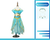 Princess Jasmine Inspired Girls Dress Costume