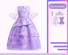 Encanto Isabela Inspiré Fleur Filles Robe Princesse Costume