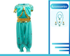 Princesse Jasmine Inspiré Filles Robe