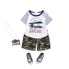 ENSEMBLE T-SHIRT ET SHORT THÈME AVION