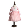 CLASSIC PINK FLOWER LACE PRINCESS DRESS - SkipStars