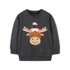 Little Reindeer, Holiday Inspired Sweat Shirt         (Gray)