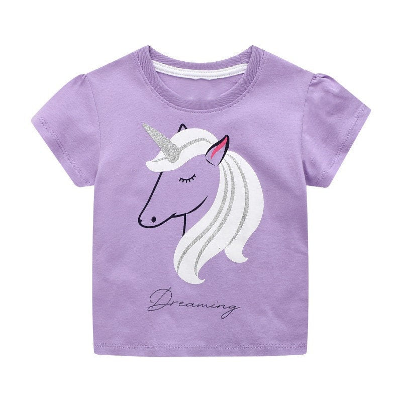 Girl's Unicorn T-Shirt from Crew Clothing Company