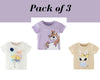 Baby Mädchen Sommer Tops &amp; T-Shirts Kollektion Einhorn Blumen T-Shirt | Kleinkind Baby Mädchen Kleidung Set Geschenk für Mädchen Outfit 3er Pack