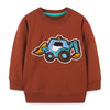 Full Sleeve Vehicle Printed Boys Sweatshirt