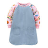 Long Sleeve Denim Style Girls Dress