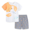 Kurzarm Fun Crab T-Shirt mit Shorts Boys Set